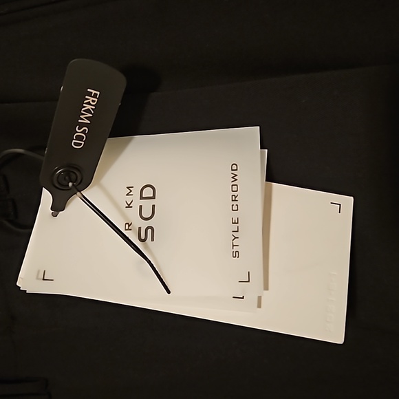 FRKM SCD 23FW Pleated Wide-Leg Pants 32 waist NWT - Picture 5 of 11